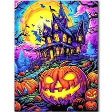 Halloween Diamond Art Kit 11.8 x 15.7 Inch 5D Craft