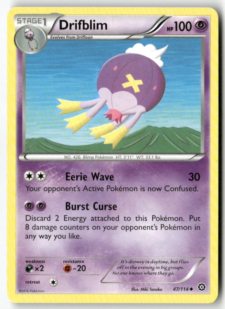 Drifblim [STS - 47/114] Uncommon XY - Steam Siege EN NM