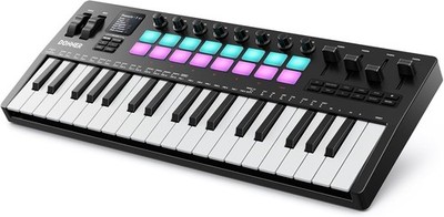 Donner STARRYKEY 37 MIDI Keyboard Controller 128 Voices Drum Pads