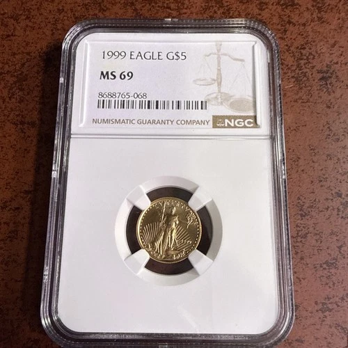 1995 Gold Eagle G$5  MS69 NGC 8688765-068