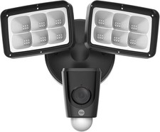 Yale YFL01-BLK Floodlight Camera 1080p 2000lm 110dB Siren WiFi IP65 Security Cam