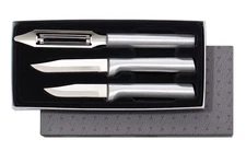 Cutlery 3-Piece Basics Knife Gift Set, Silver Handles