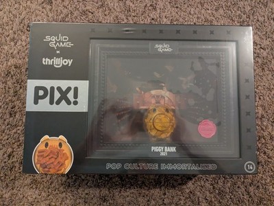 Thrilljoy Pix Piggy Bank Chase Figure - PIX! Panoramix Squid Game Young-Hee Doll