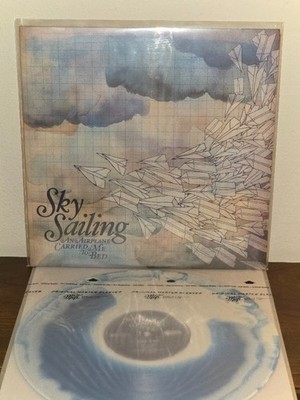 Sky Sailing - An Airplane Carried Me to Bed - Blue/White Vinyl NUMBERED Owl City