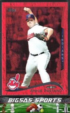 Vinnie Pestano 2014 Topps Red Foil #458 Cleveland Indians