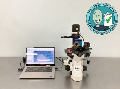 Nikon Eclipse TS100 Inverted Microscope TESTED with Warranty SEE VIDEO