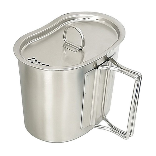 Lightweight Stainless Steel Water Kettle for Camping Hiking with Carry Bag - Picture 9 of 12