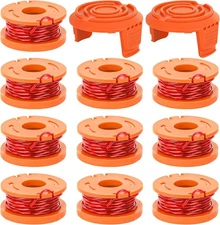 YMHB Trimmer Spool Line for Worx,12 Pack WA0010 Edger Spools Replacement for... 
