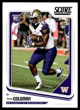 2018 Score Lavon Coleman Rookie Washington Huskies #434