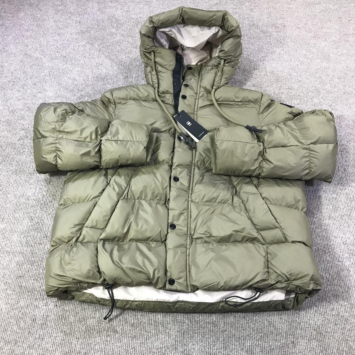 G-Star RAW Whistler Short Puffer Jacket Womens XL Antic Green