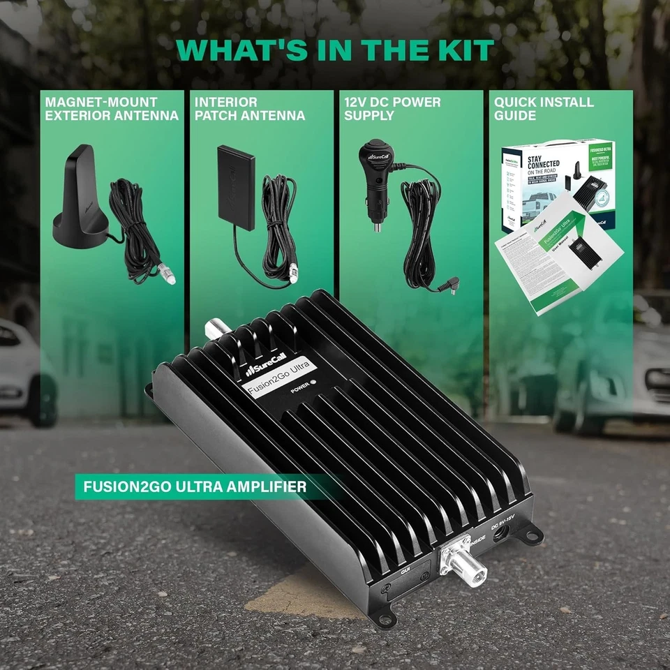 SureCall Fusion2Go Ultra Vehicle Signal Booster for 5G/4G LTE FCC Certified - Image 2 of 4