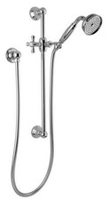 GRAFF Traditional Handshower Wall-mounted Slide Bar Cross Handle Polished Chrome