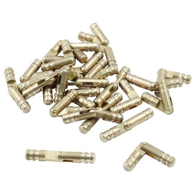 Barrel Hinges 25PCS Brass Invisible Hinges for Cabinet Door Craft