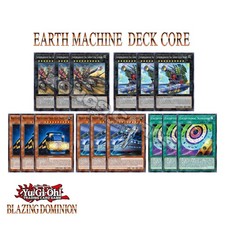 Earth Machine Deck Core 15 Cards BLZD Blazing Dominion YuGiOh Preorder