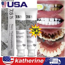 7.5 Hap Nano-Hydroxyapatite Toothpaste Remove Deep Clean For Sensitive Teeth US