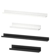 IKEA Floating Wall Shelf Picture Ledge Display Books Photos & Frames 55cm/115cm