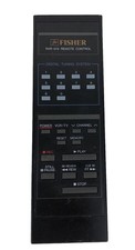 OEM Genuine Fisher RVR-919 VCR/TV Original Remote Control Black