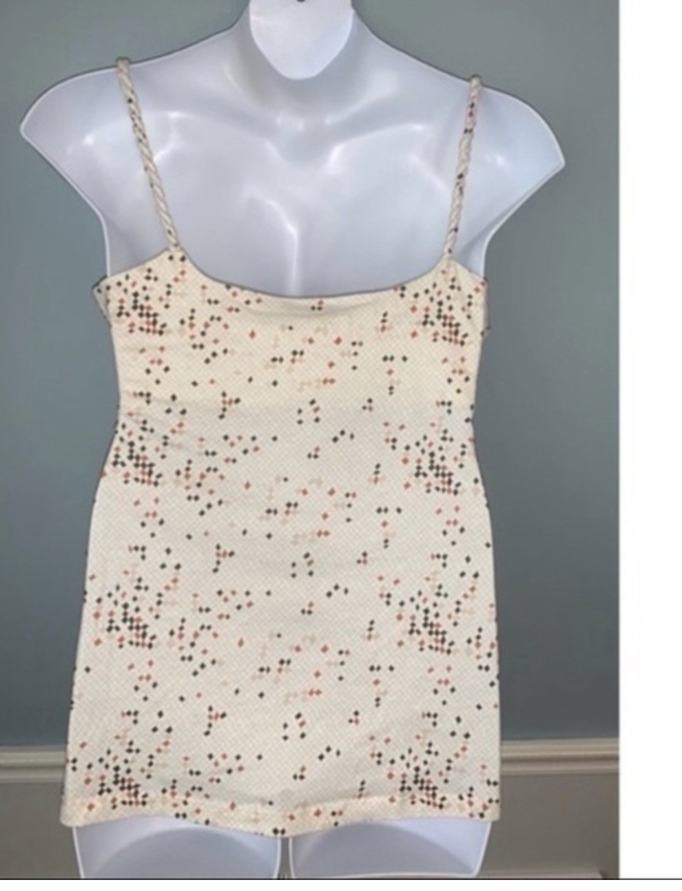 NWT Calvin Klein Pattern tank top sleeveless new￼100percent Cotton Size Large image 5