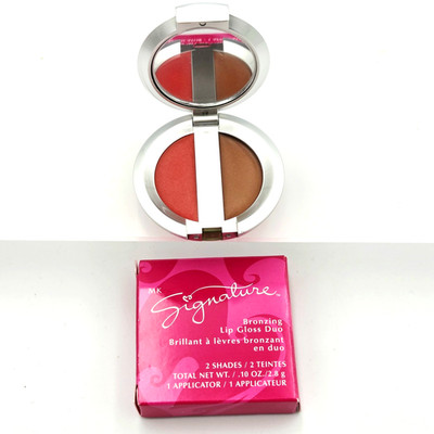 Mary Kay Signature Bronzing Lip Gloss Duo Mango Mist #000151 New Bx Discontinued