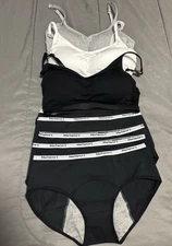 Girls Lot Bras And Underwear Size Medium (12/13years)