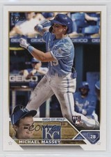 2023 Topps Series 1 Advanced Stat Back 154/300 Michael Massey #167 fm0
