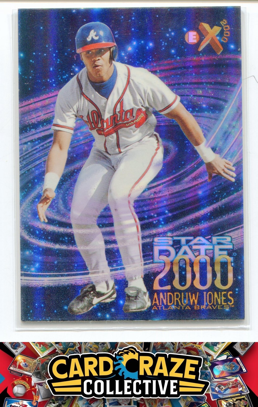 Andruw Jones 1997 SkyBox E-X2000 Star Date 2000 Atlanta Braves - Excellent #2