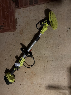 #ad Ryobi One 18V Soap Dispensing Telescoping Scrubber $99.00