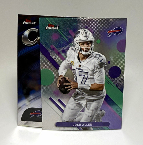 Topps 2025 Finest Josh Allen Bills Refractor (2) #48 CR-4