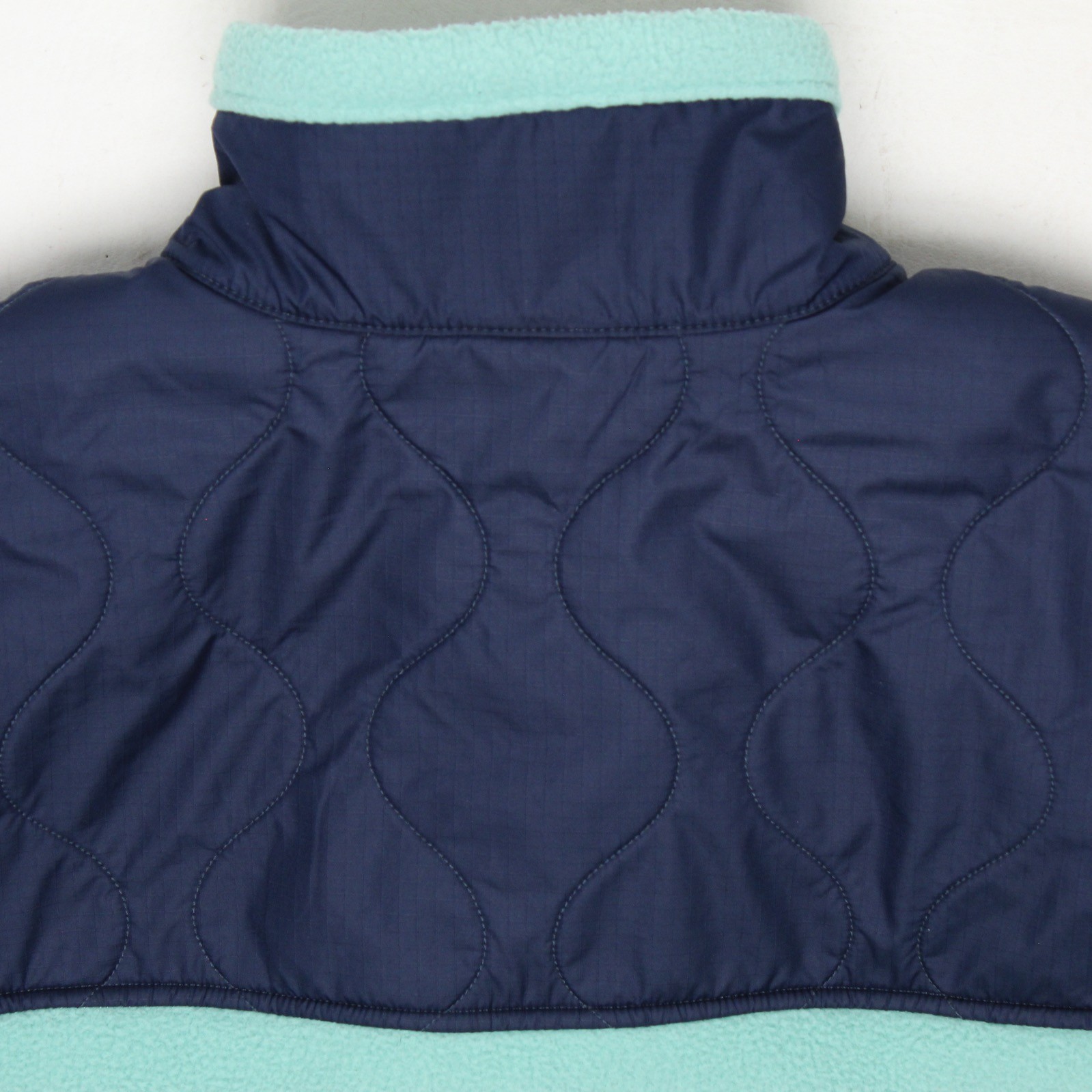 The North Face Royal Arch 1/4 Snap Fleece Men XL Wasabi Summit Navy Fuchsia Pink image 3