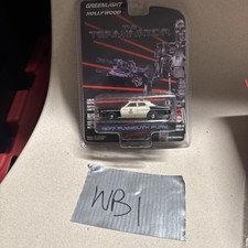 1977 PLYMOUTH FURY POLICE "THE TERMINATOR" (1984) 1/64 BY GREENLIGHT 62020 A