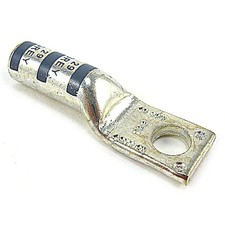 1pc COLOR-KEYED by ABB (FORMERLY T&B) 54906BE Copper One-Hole Lug 4 AWG 1/4