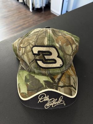 Vtg Dale Earnhardt Camo Chase Authentic NASCAR Hat 3 Real Tree Racing
