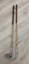Hillerich Bradsby Co. Antique Hickory Golf Club Lot of 2 4 8 Irons