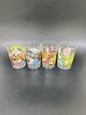 Set of 4 McDonalds Shreck The Third Glass 2007 Disney Glass 5in Tall