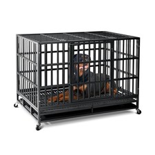 Oranland 48 inch Heavy Duty Indestructible Dog Crate,2025 New Upgraded Reinfo...