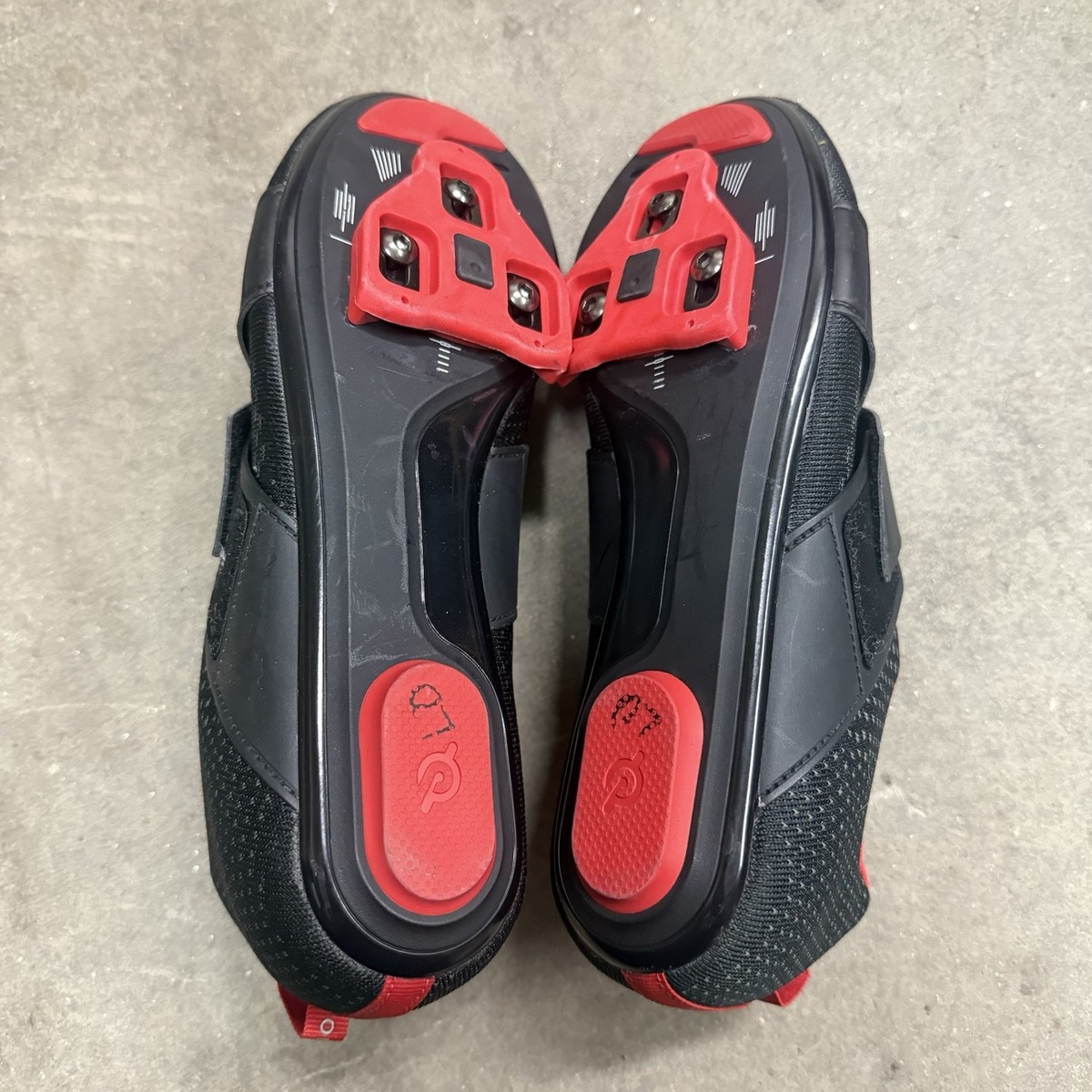 Peloton Altos Cycling Shoes Black Red Mens 9.5 Womens 11 BS03-01UB-095 Peloton Cycling Shoes for Peloton Bike and Bike+ with Delta  main image 3