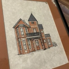 Beautiful Framed Art Print 19/100 Victorian Aspen Co Colorado Laura Anderson