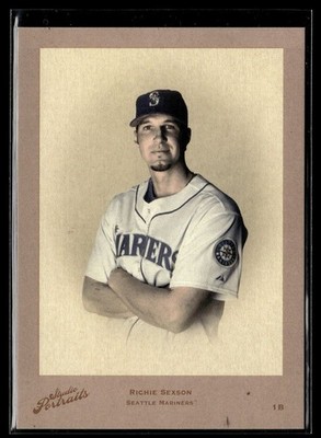 2005 LEAF STUDIO PEACH /30 RICHIE SEXSON MARINERS