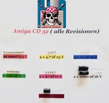 ?? AMIGA CD32 CD 32 - Capacitors Kerkos - Elko SMD / Recap / Capacitor ??