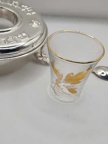 Vintage Handmade Rosh Hashana Jewish New Year Honey Dish Sterling 800 Israel - Picture 12 of 24