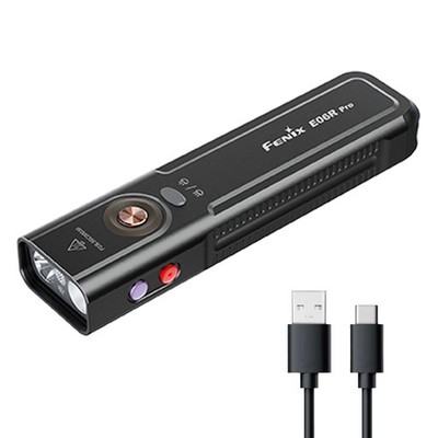 Fenix E06R Pro 1600 Lumen USB-C Rechargeable Flashlight - BK