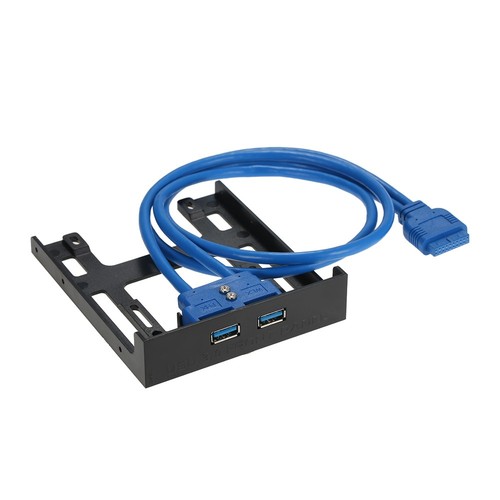 2-Port USB 3.0 Frontpanel-Hub Mit 20-Pin-Anschluss Für PC - Bild 4 von 10