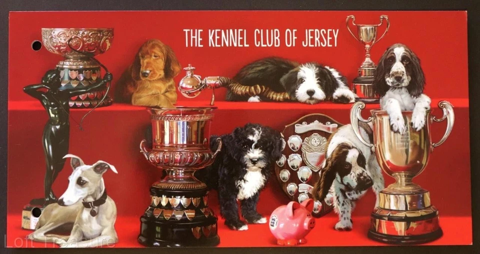 Jersey Stamps: "Jersey Kennel Club" Presentation Pack MNH 6 Value Mint Set 2013 - Image 3 of 4