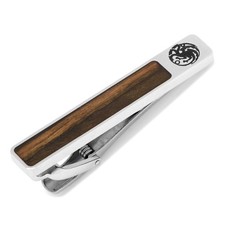 Game of Thrones Targaryen Inlaid Wood Tie Clip