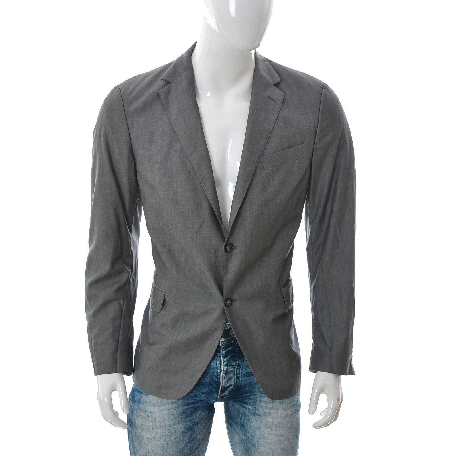Oscar Jacobson Sartotial Casual Edmond Suit Mens 100% Wool Blazer Size 54