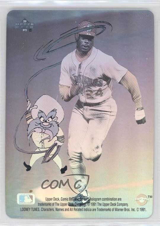 1992 Upper Deck Comic Ball 3 Holograms Yosemite Sam Ken Griffey Jr HOF 14md