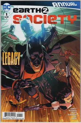 Earth 2 Society Annual 1 DC Comic Book 2016 9.6 9.8 Abnett Neves Legacy