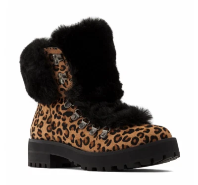 Bottines Aldo Véritable Cuir Façon Poulain Fourrées T37,5 NEUVES DANS LEUR BOITE - Photo 1/4