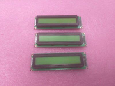 Lot of 3 Orient Display  AMC2402AR-B-Y6NFDY 24×2 Character LCD Module