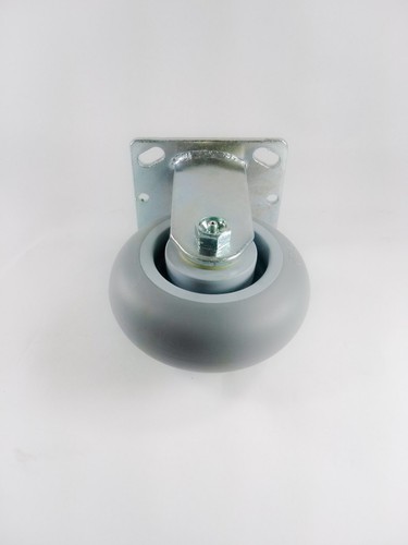 5" x 2" nicht markierende Gummirolle - starr (2EA) & drehbar mit Bremse (2EA) - Bild 4 von 6